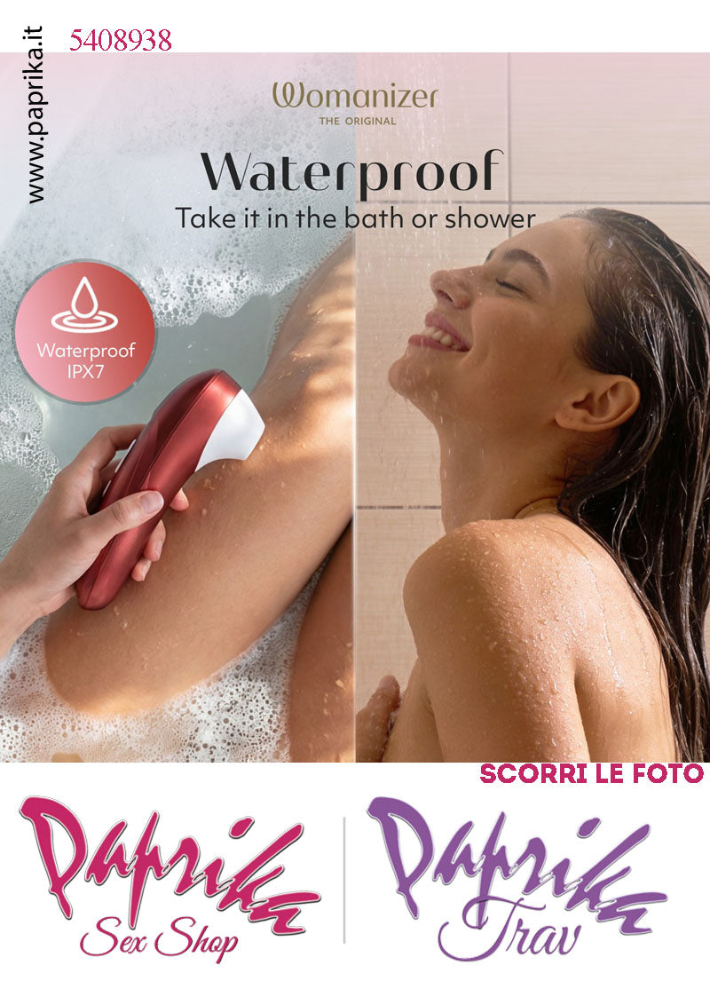 Succhia Clitoride Stimolatore Clitorideo 11 Velocità Womanizer Pro Rosso