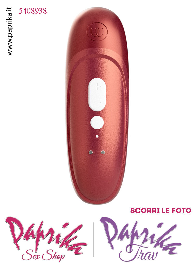 Succhia Clitoride Stimolatore Clitorideo 11 Velocità Womanizer Pro Rosso