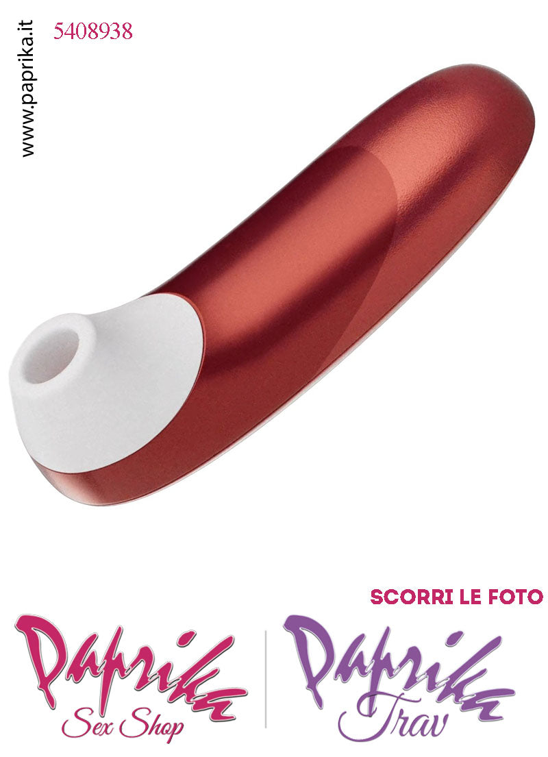 Succhia Clitoride Stimolatore Clitorideo 11 Velocità Womanizer Pro Rosso