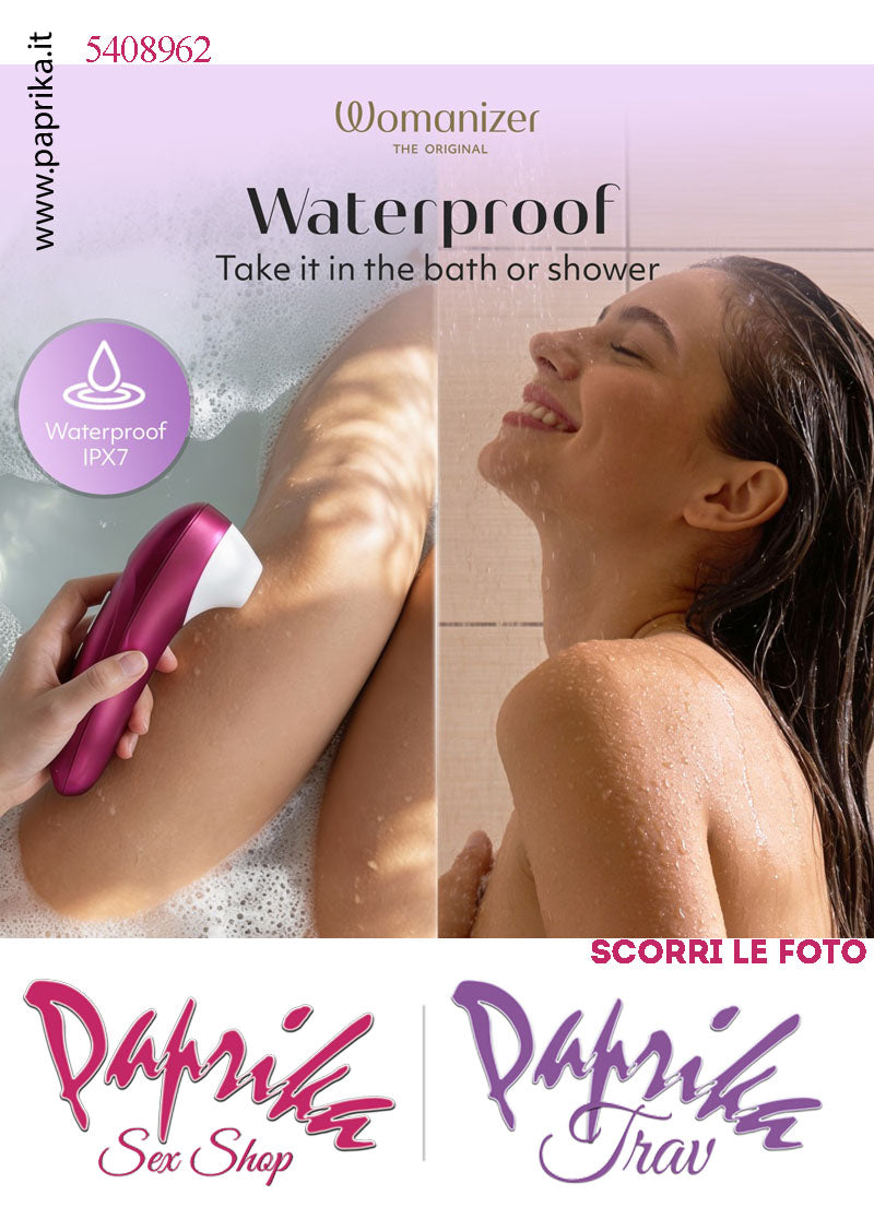 Succhia Clitoride Stimolatore Clitorideo 11 Velocità Womanizer Pro Rosa