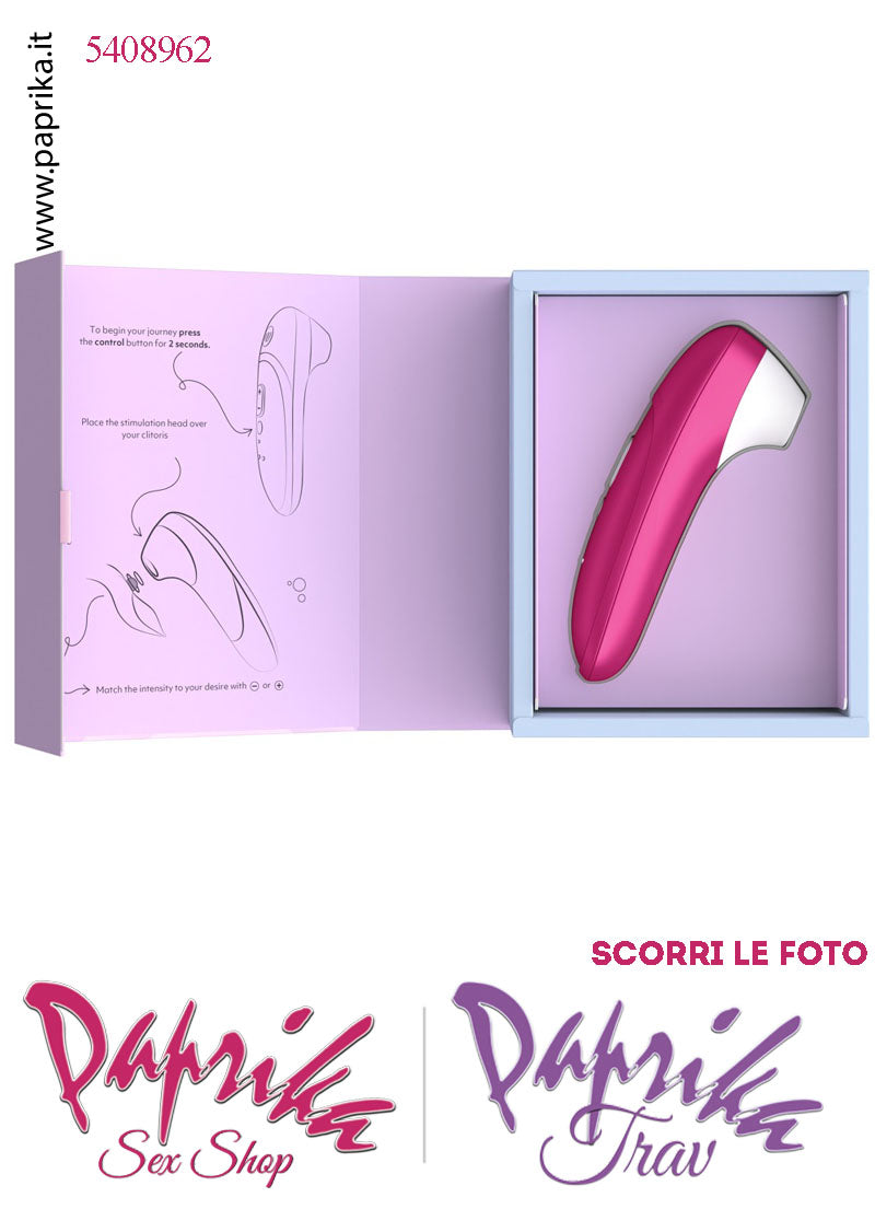 Succhia Clitoride Stimolatore Clitorideo 11 Velocità Womanizer Pro Rosa