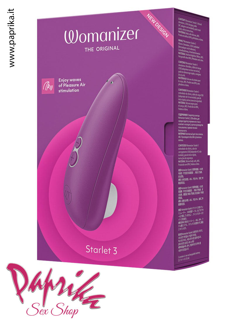 Succhia Clitoride 6 Velocità Womanizer Starlet 3 Piccolo