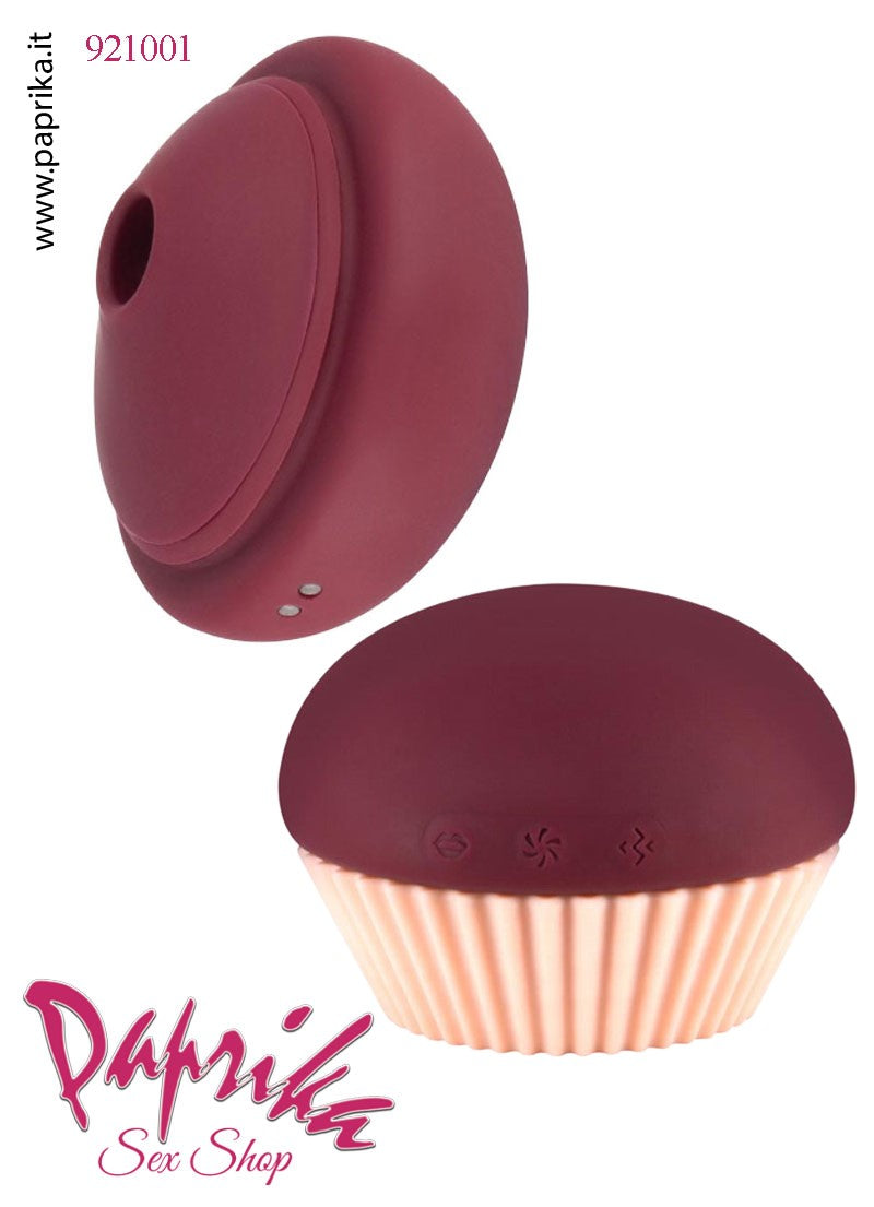 Succhia Clitoride & Vibrazione CupCake 10 Velocità Silicone