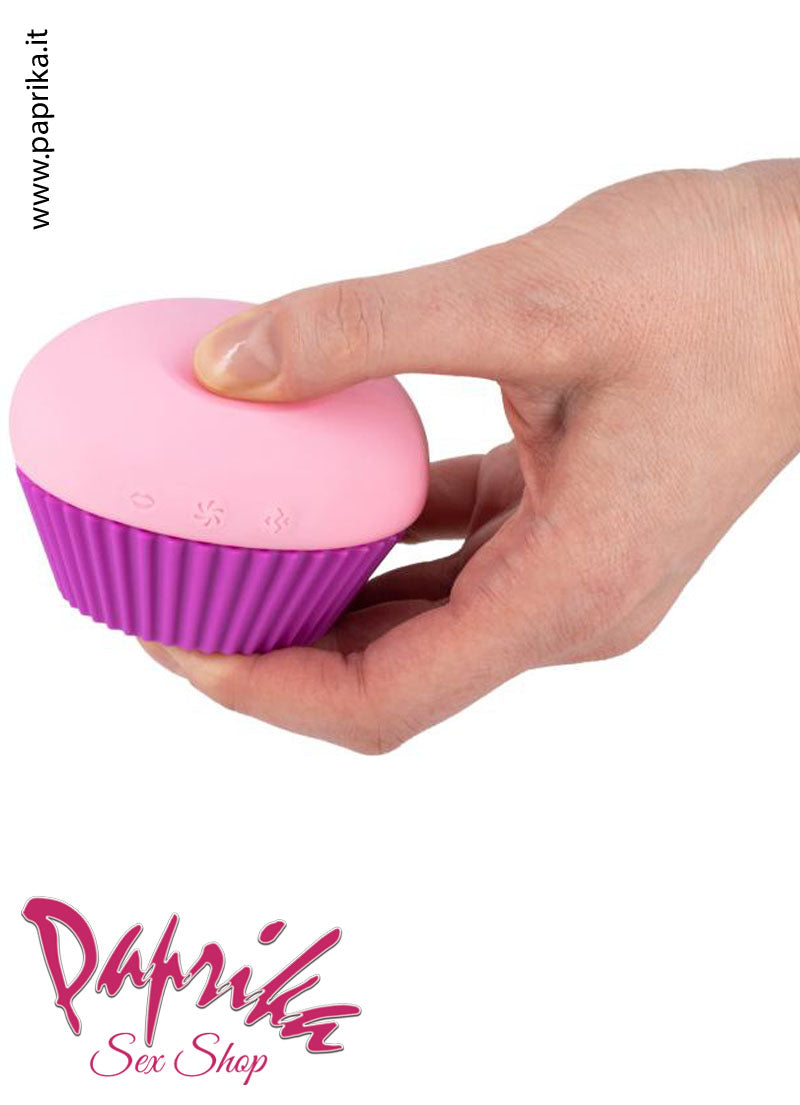 Succhia Clitoride & Vibrazione CupCake 10 Velocità Silicone