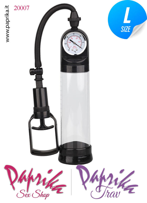Sviluppatore Maschile Large Miglioramento Erezione Trasparente Manometro