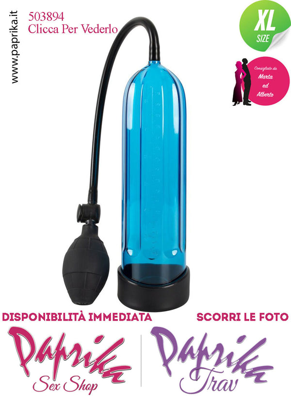 Sviluppatore Maschile Miglioramento Erezione Super Efficace ExtraLarge Azzurro