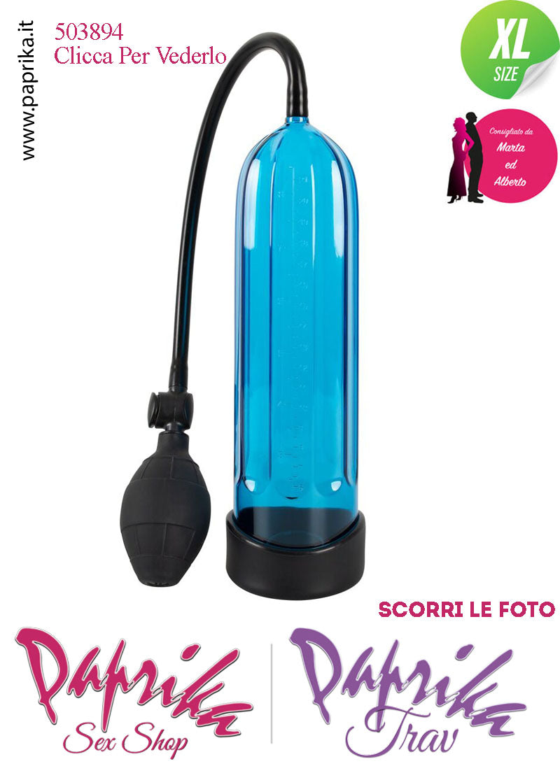 Sviluppatore Maschile Miglioramento Erezione Super Efficace ExtraLarge Azzurro