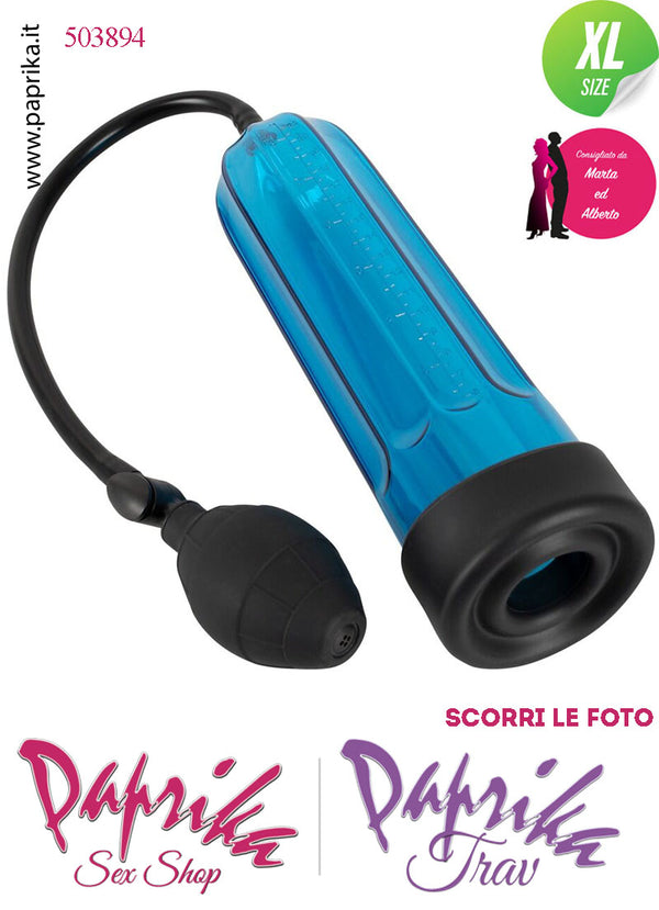 Sviluppatore Maschile Miglioramento Erezione Super Efficace ExtraLarge Azzurro