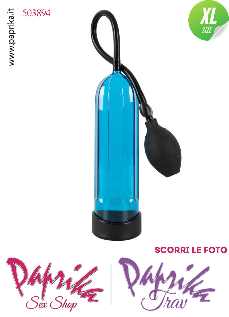 Sviluppatore Maschile Miglioramento Erezione Super Efficace ExtraLarge Azzurro