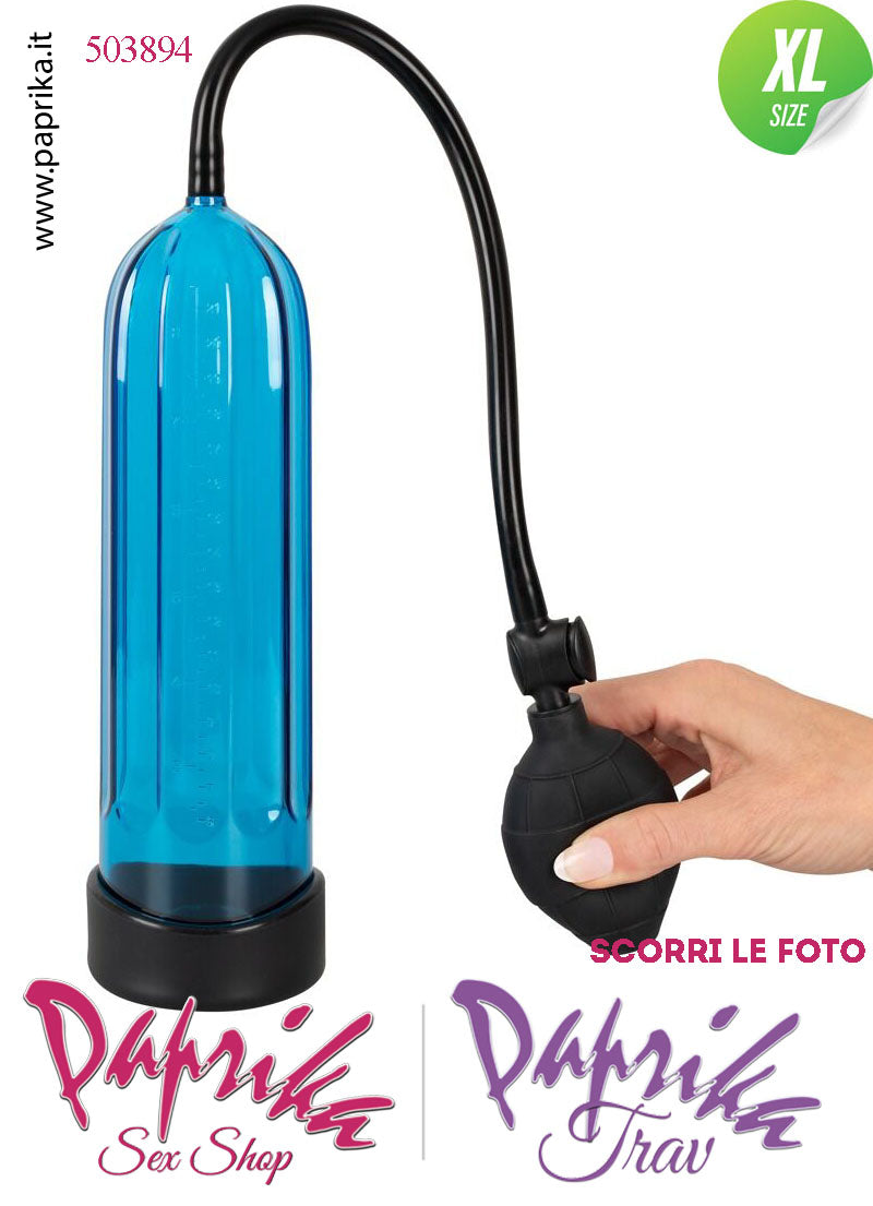Sviluppatore Maschile Miglioramento Erezione Super Efficace ExtraLarge Azzurro