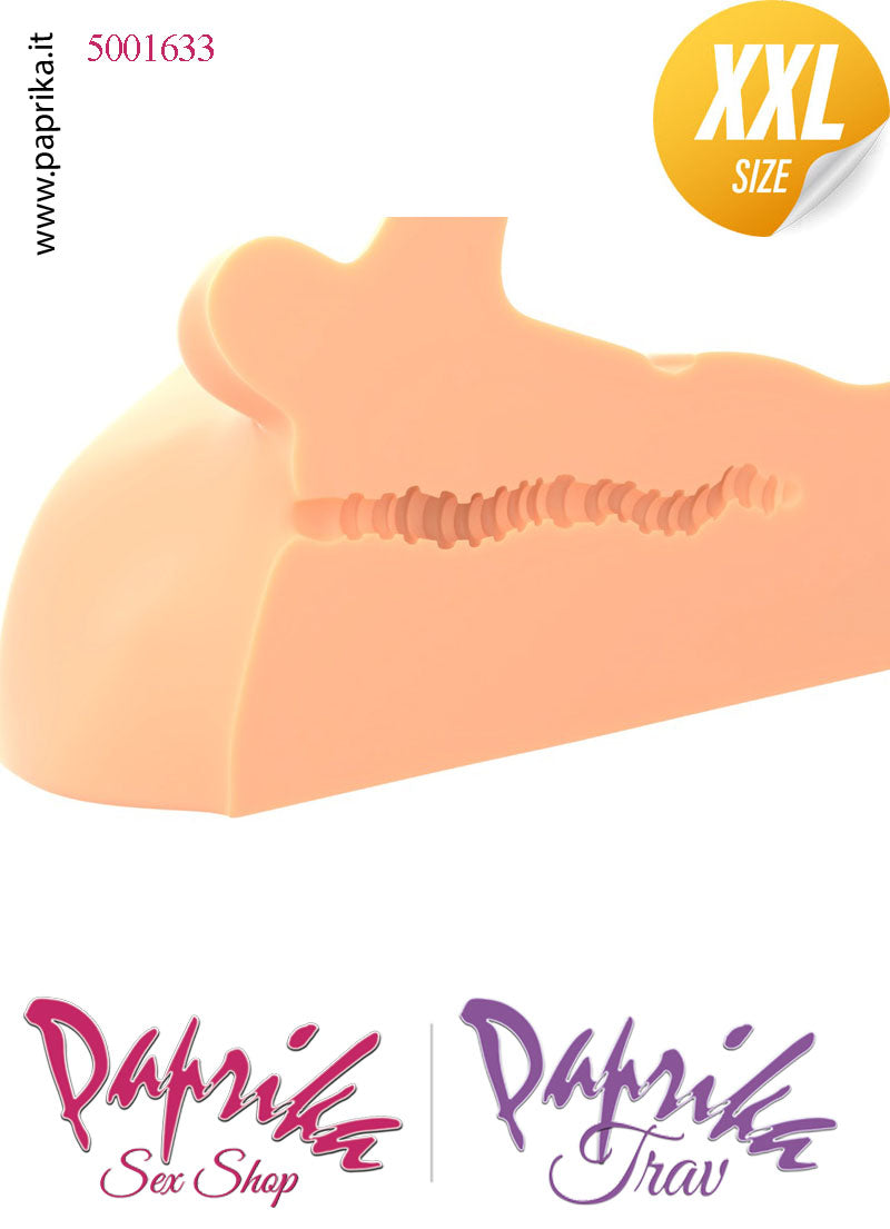 Busto Masturbatore Maschile Unisex Pene Flessibile Ano 33 cm Non Vibrante