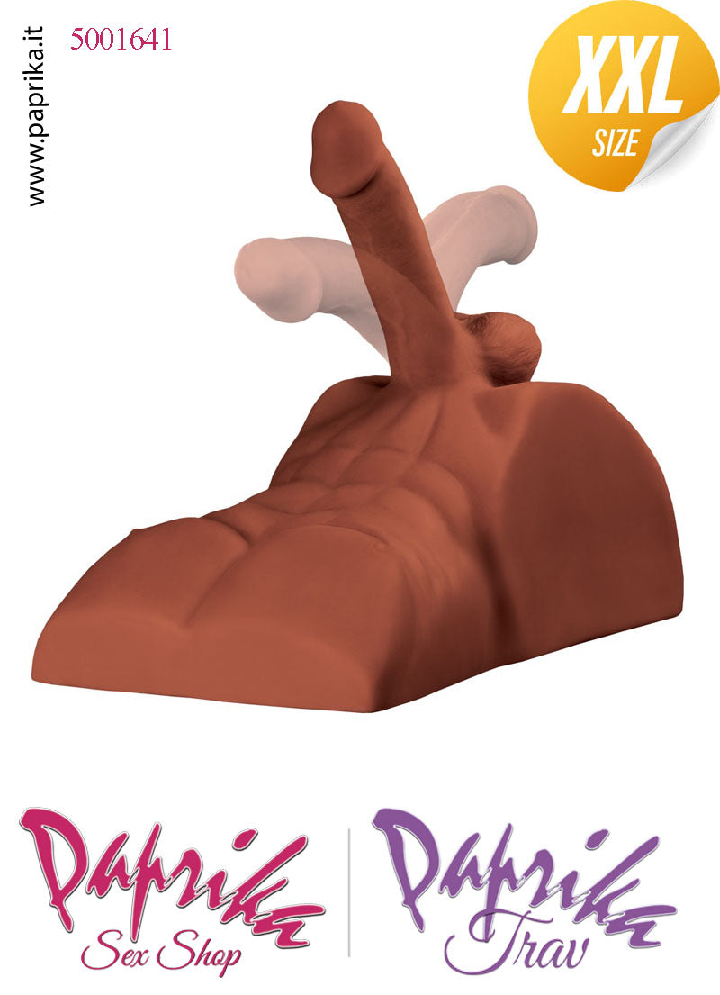 Busto Masturbatore Maschile Unisex Pene Flessibile Ano 33 cm Non Vibrante