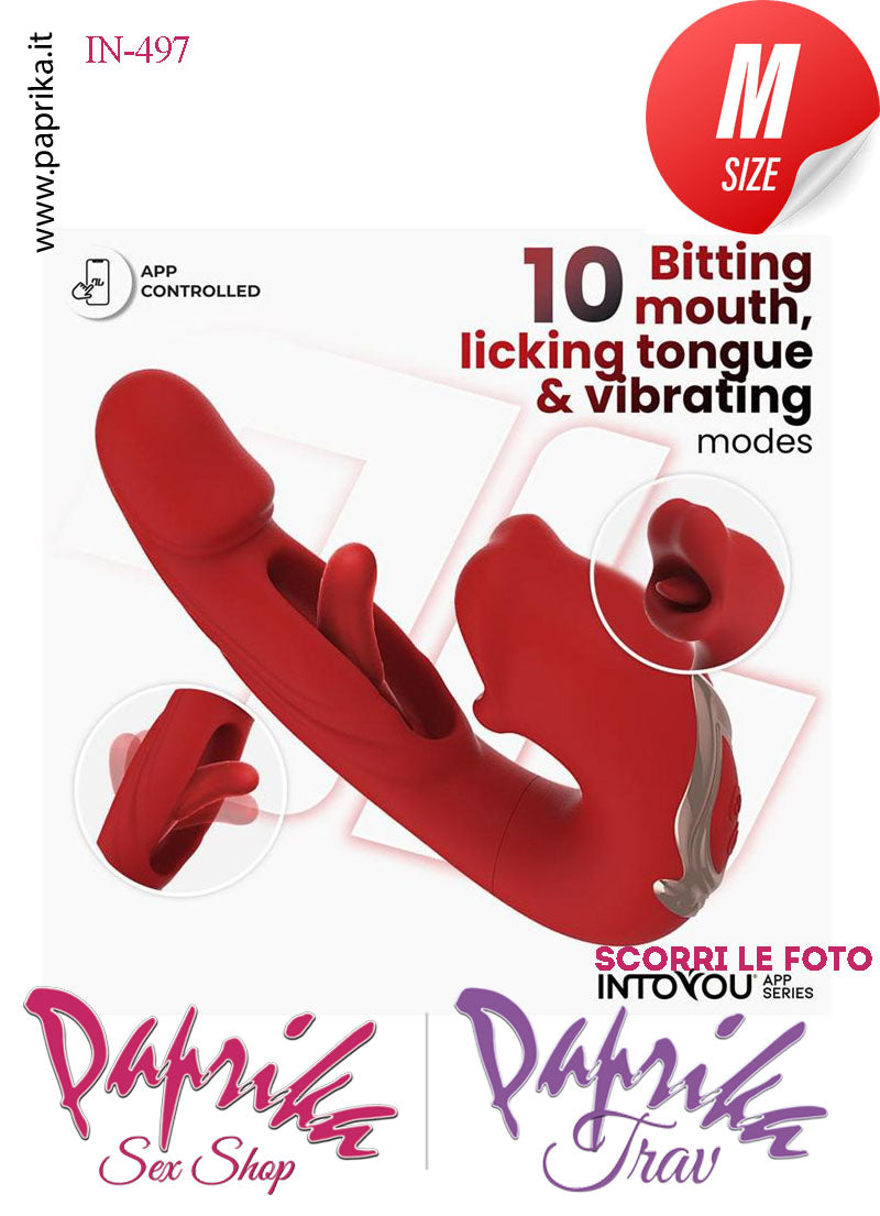 Vibratore Punto G Tocco Interno Stimolatore Clitoride Lingua App Control