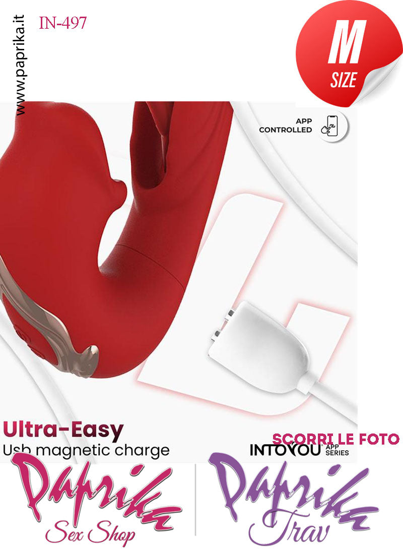 Vibratore Punto G Tocco Interno Stimolatore Clitoride Lingua App Control