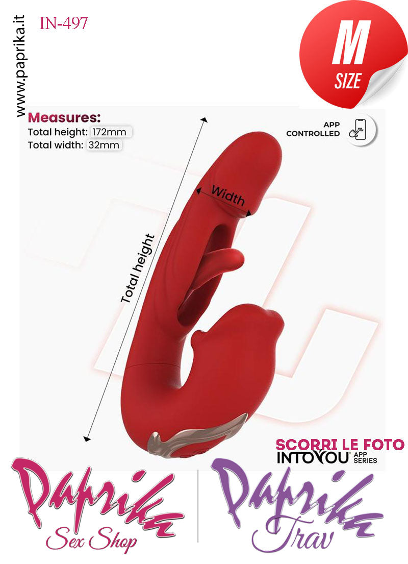 Vibratore Punto G Tocco Interno Stimolatore Clitoride Lingua App Control