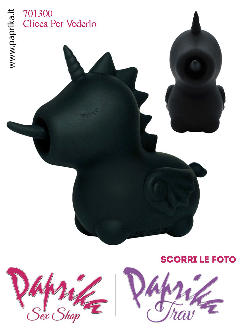 Unicorno Vibratore Clitoride Lingua Lunga Silicone 10 Velocità