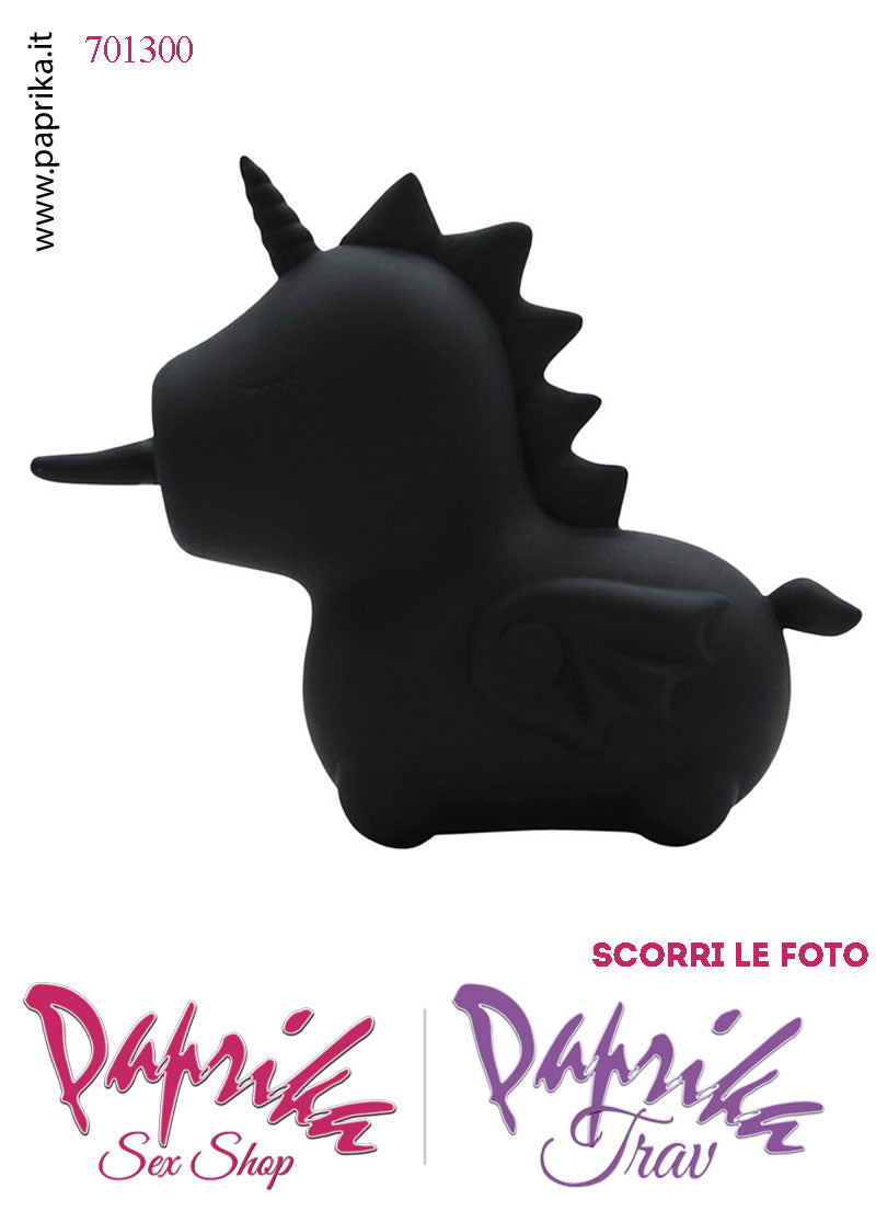 Unicorno Vibratore Clitoride Lingua Lunga Silicone 10 Velocità