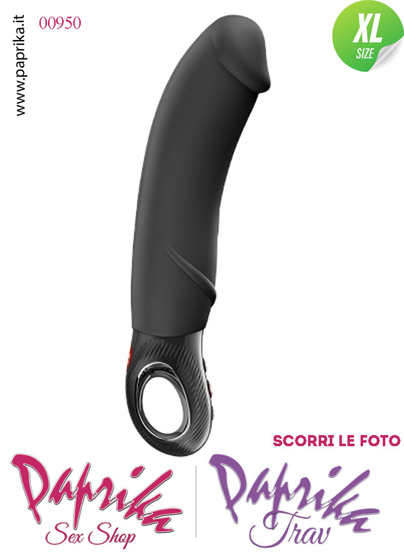 Vibratore Design Silicone Nero Unisex 10 Velocità 23 cm Ø 46