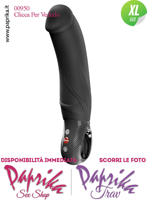 Vibratore Design Silicone Nero Unisex 10 Velocità 23 cm Ø 46