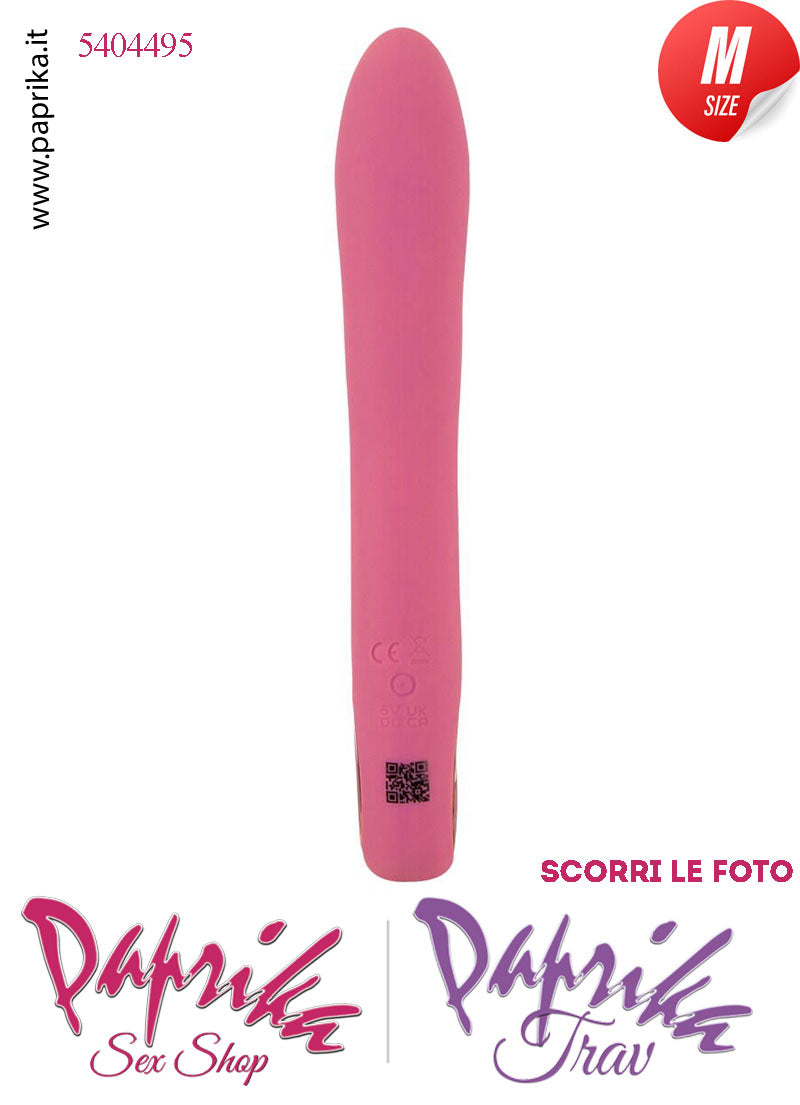 Vibratore Design Silicone Rosa Punto G 10 Velocità 15/21 cm Ø 35