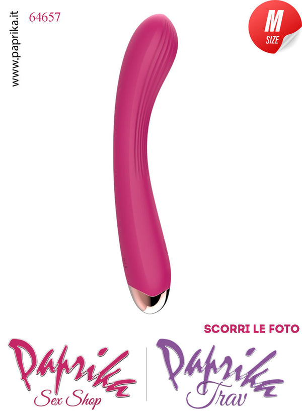 Vibratore Silicone 10 Velocità Punto G Flessibile 20 cm Ø 33