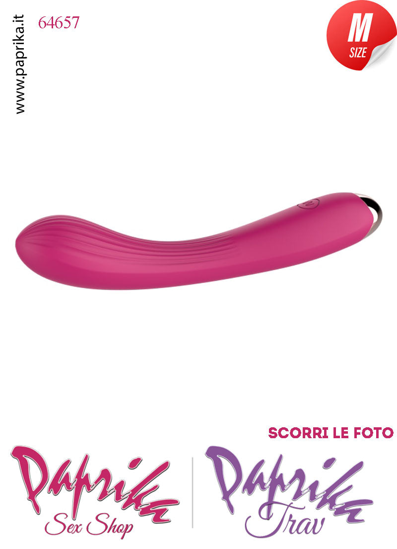 Vibratore Silicone 10 Velocità Punto G Flessibile 20 cm Ø 33