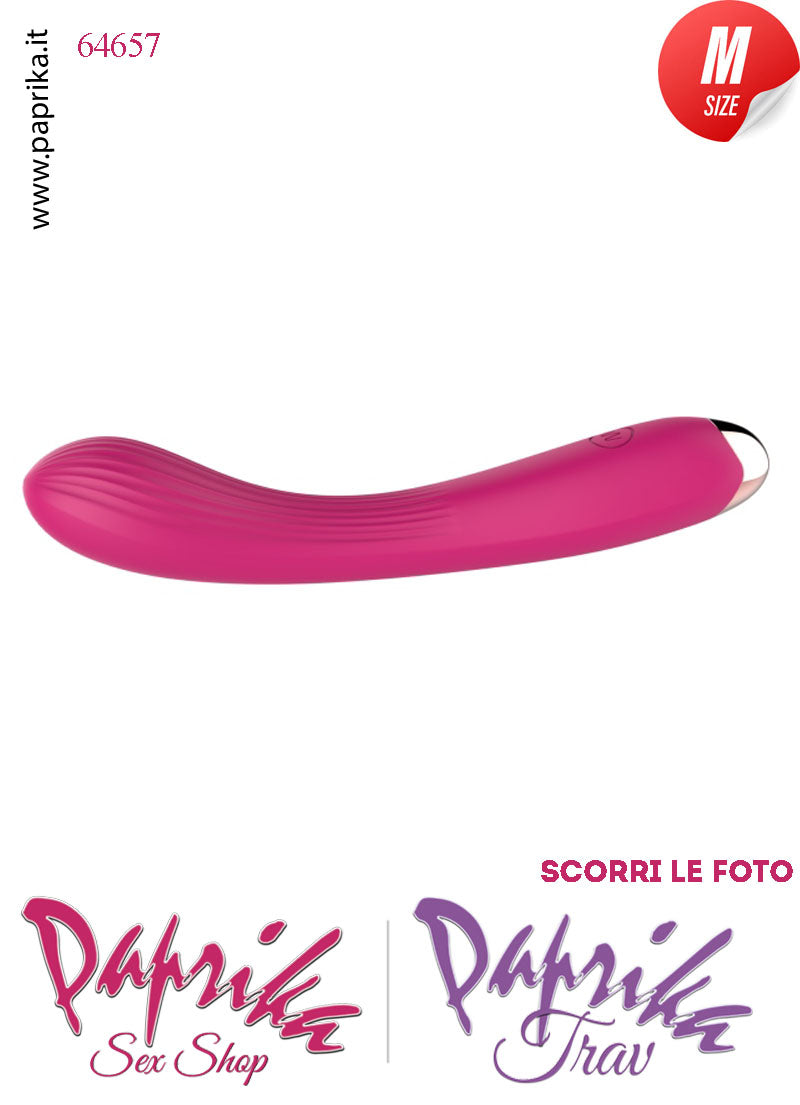 Vibratore Silicone 10 Velocità Punto G Flessibile 20 cm Ø 33