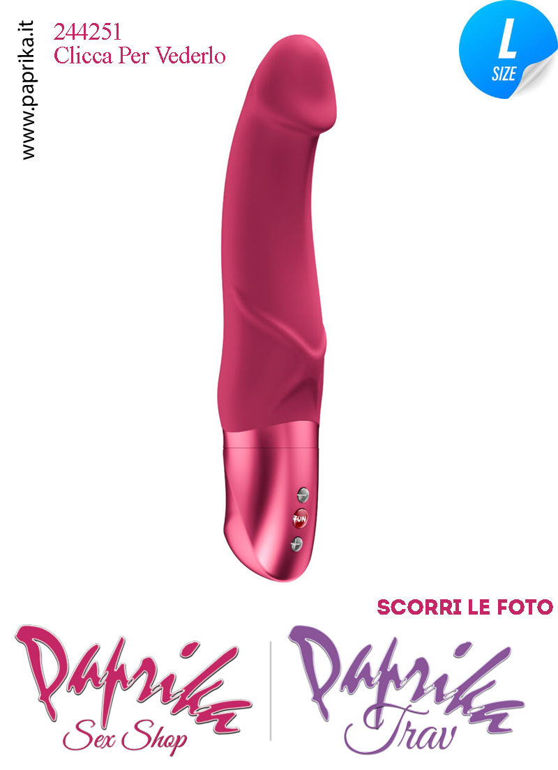 Vibratore Design Punto G  Silicone Unisex Venature 10 Velocità 16 cm Ø 40 Pile