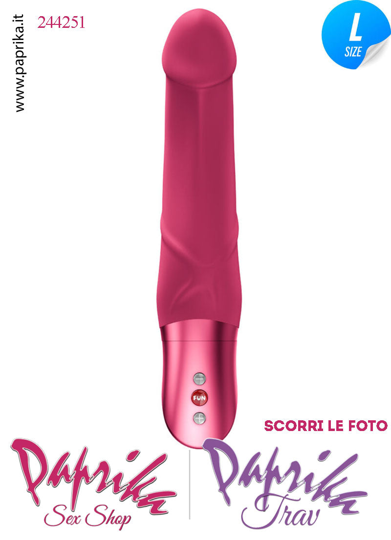 Vibratore Design Punto G  Silicone Unisex Venature 10 Velocità 16 cm Ø 40 Pile