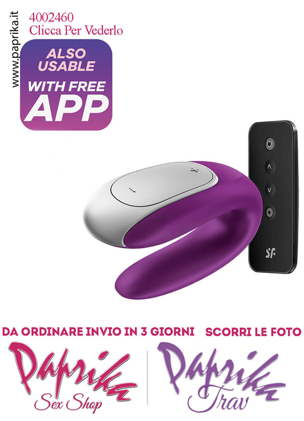 Stimolatore Vibratore di Coppia App Control & Telecomando 10 Velocità