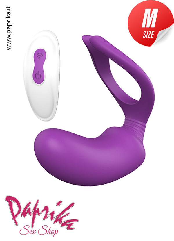Stimolatore Vaginale Clitorideo Silicone 9 Velocità Telecomandato
