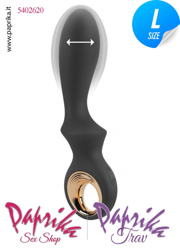 Vibratore Punto G Gonfiabile Vagina  10 Velocità Ø 37 Silicone Inserto Oro