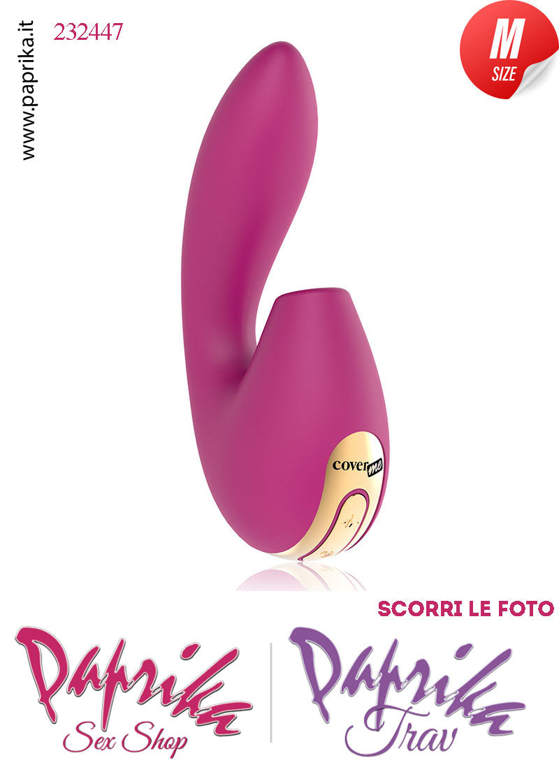 Vibratore Punto G Stimolatore Succhia Clitoride 5 +10 Velocità Silicone Ø 33