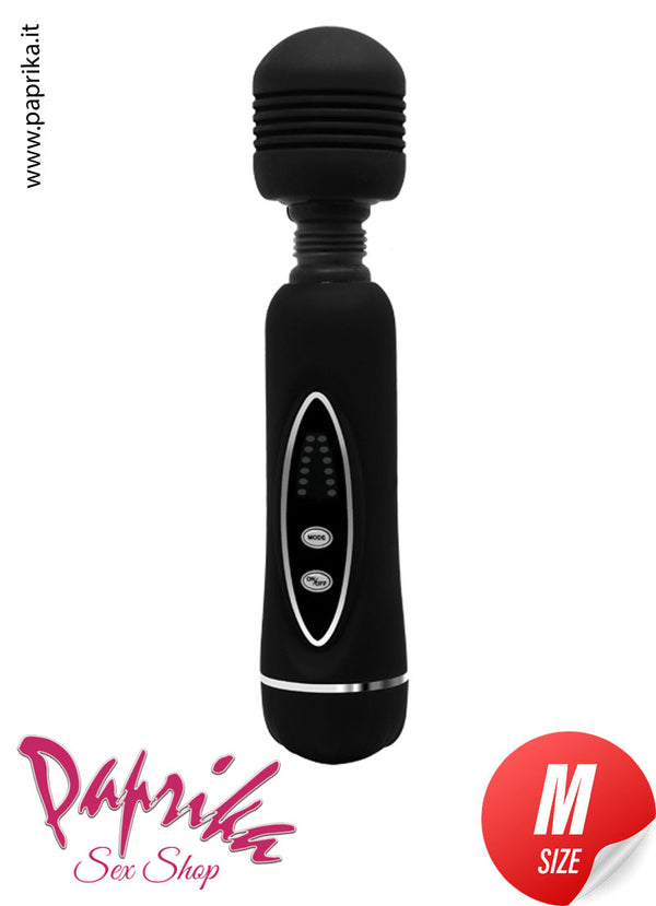 Magic Wand 20 cm Vibratore Clitoride 2  Accessori Testa Ø 40