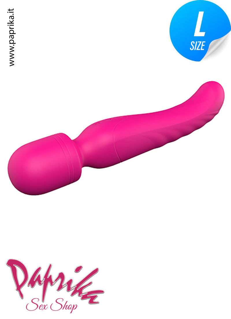 Magic Wand Vibrante Riscaldata Doppia Stimolazione Silicone