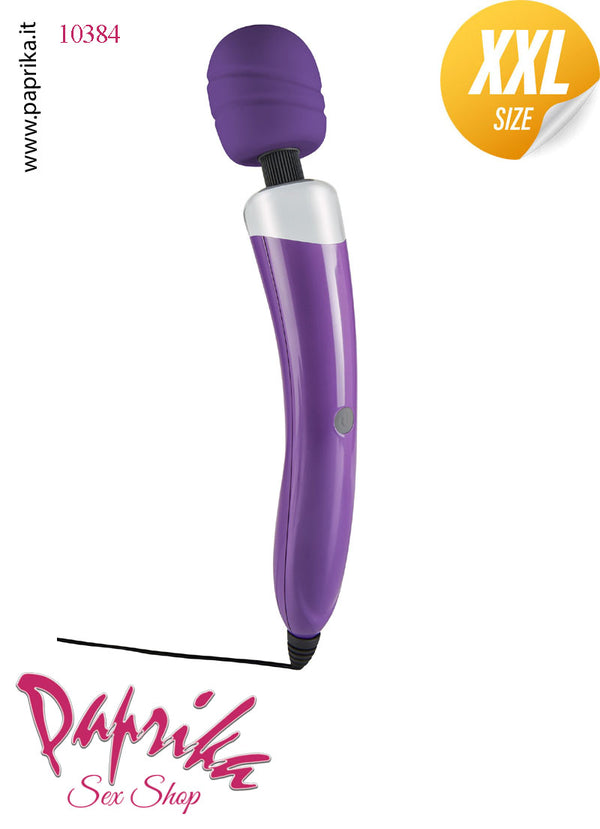 Magic Wand Vibrante 5 Velocità Piegata Silicone Testa Flessibile 220 Volt