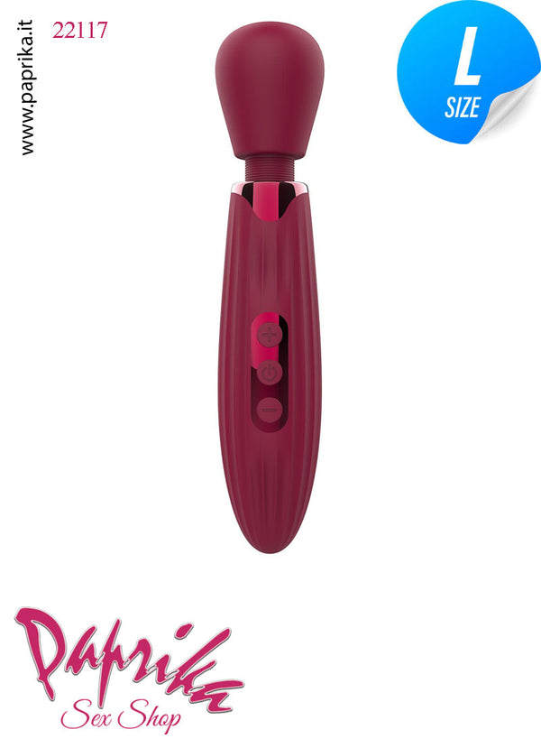 Magic Wand 20 cm Vibratore Clitoride Potente 5 x 3 Velocità Testa Ø 43