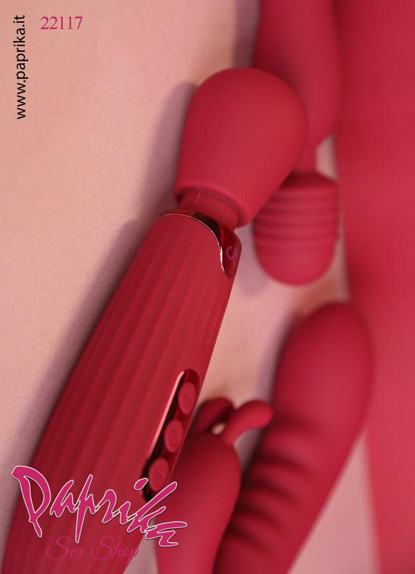 Magic Wand 20 cm Vibratore Clitoride Potente 5 x 3 Velocità Testa Ø 43