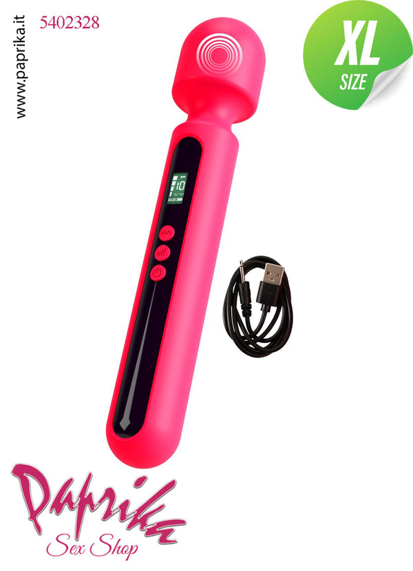 Magic Wand Stimolatore Clitoride Potente 10 x 4 Velocità Testa Ø 56