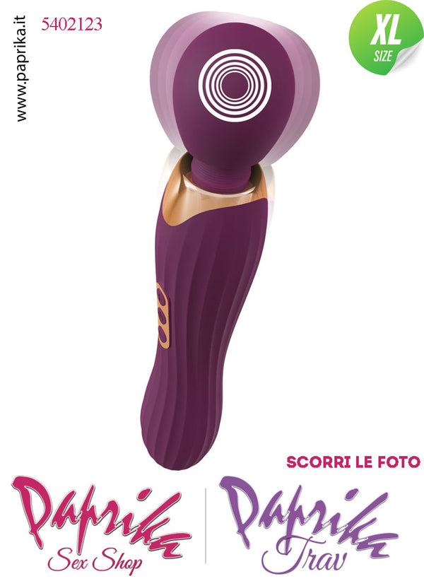 Magic Wand 30 cm Potente 5 x 7 Funzioni Testa Flessibile Ø 58