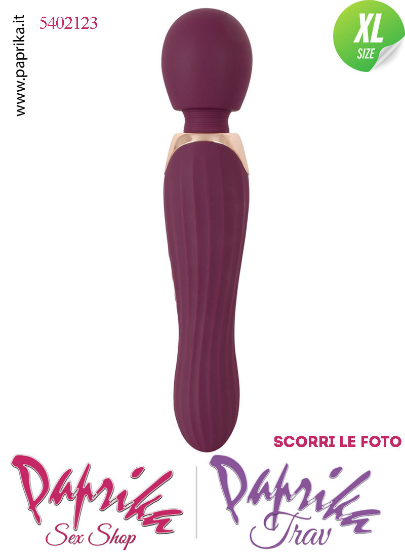 Magic Wand 30 cm Potente 5 x 7 Funzioni Testa Flessibile Ø 58
