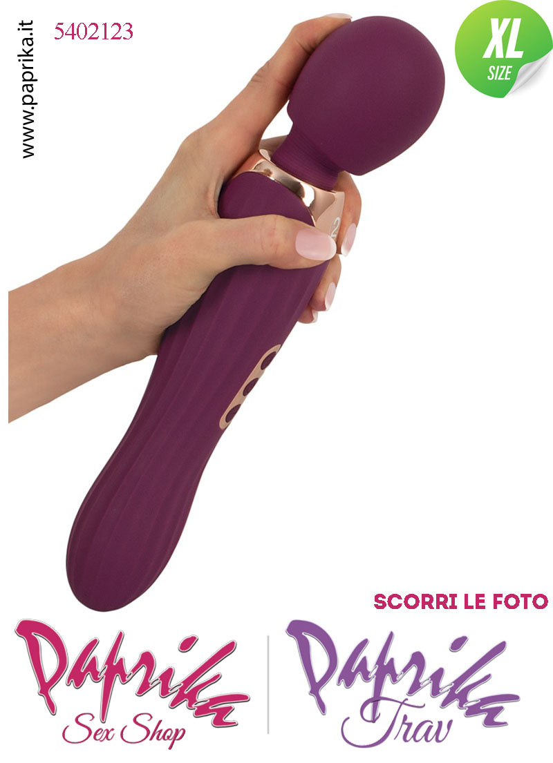 Magic Wand 30 cm Potente 5 x 7 Funzioni Testa Flessibile Ø 58