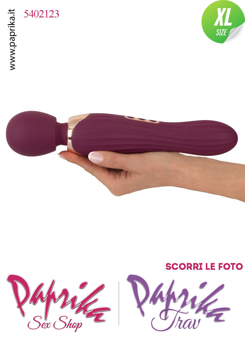 Magic Wand 30 cm Potente 5 x 7 Funzioni Testa Flessibile Ø 58