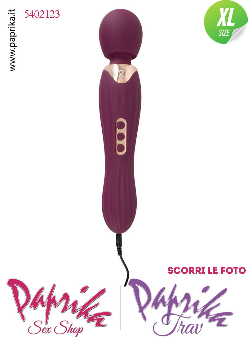 Magic Wand 30 cm Potente 5 x 7 Funzioni Testa Flessibile Ø 58