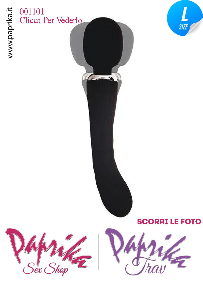 Magic Wand & Vibratore 25 cm Potente 12 Velocità Punta Ø 37 Testa Ø 50