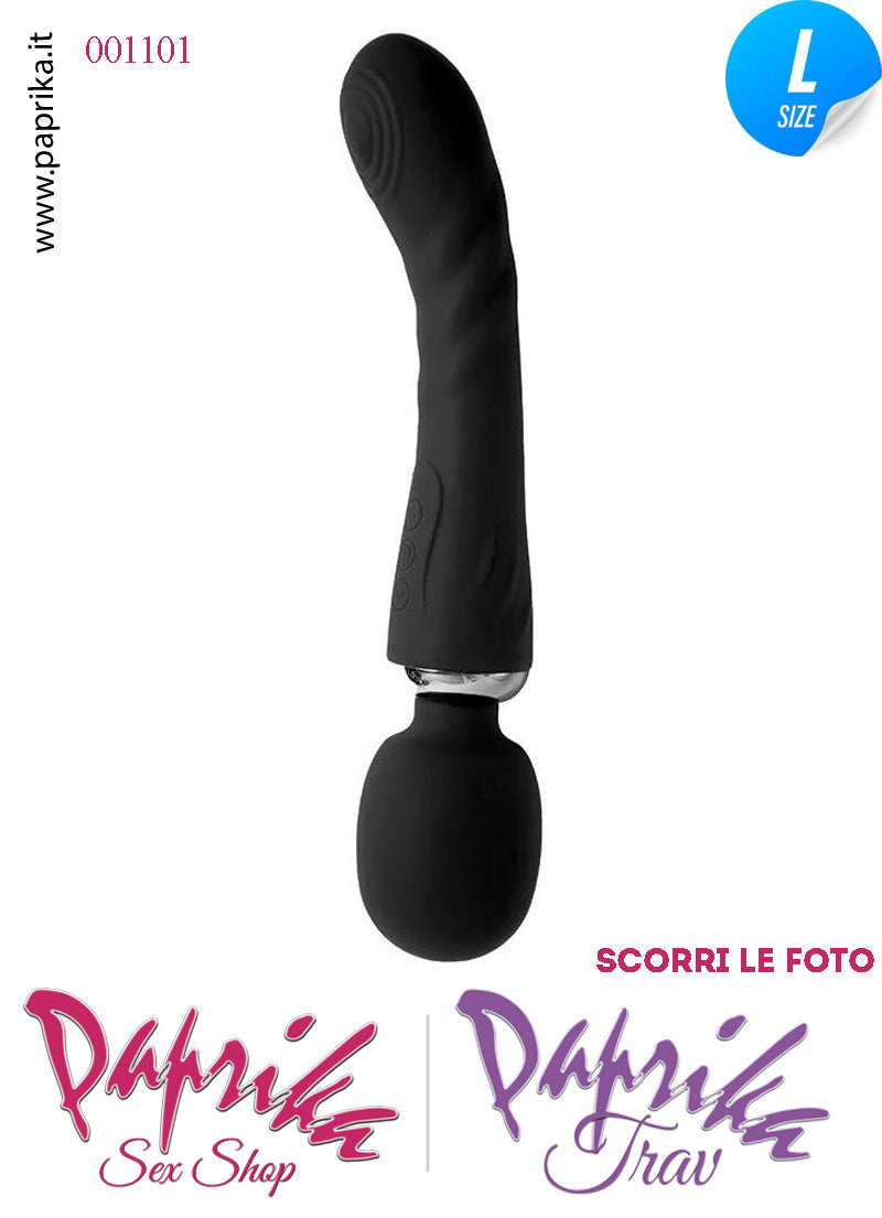 Magic Wand & Vibratore 25 cm Potente 12 Velocità Punta Ø 37 Testa Ø 50