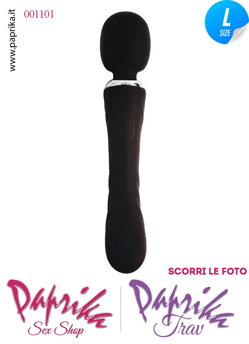 Magic Wand & Vibratore 25 cm Potente 12 Velocità Punta Ø 37 Testa Ø 50