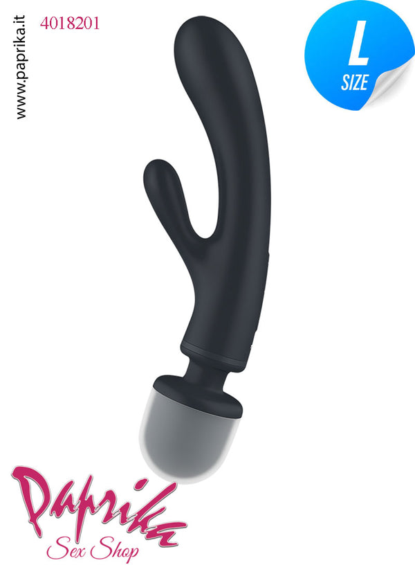 Magic Wand & Rabbit Vibratore Clitoride Punto G Ø 39 Silicone Flessibile