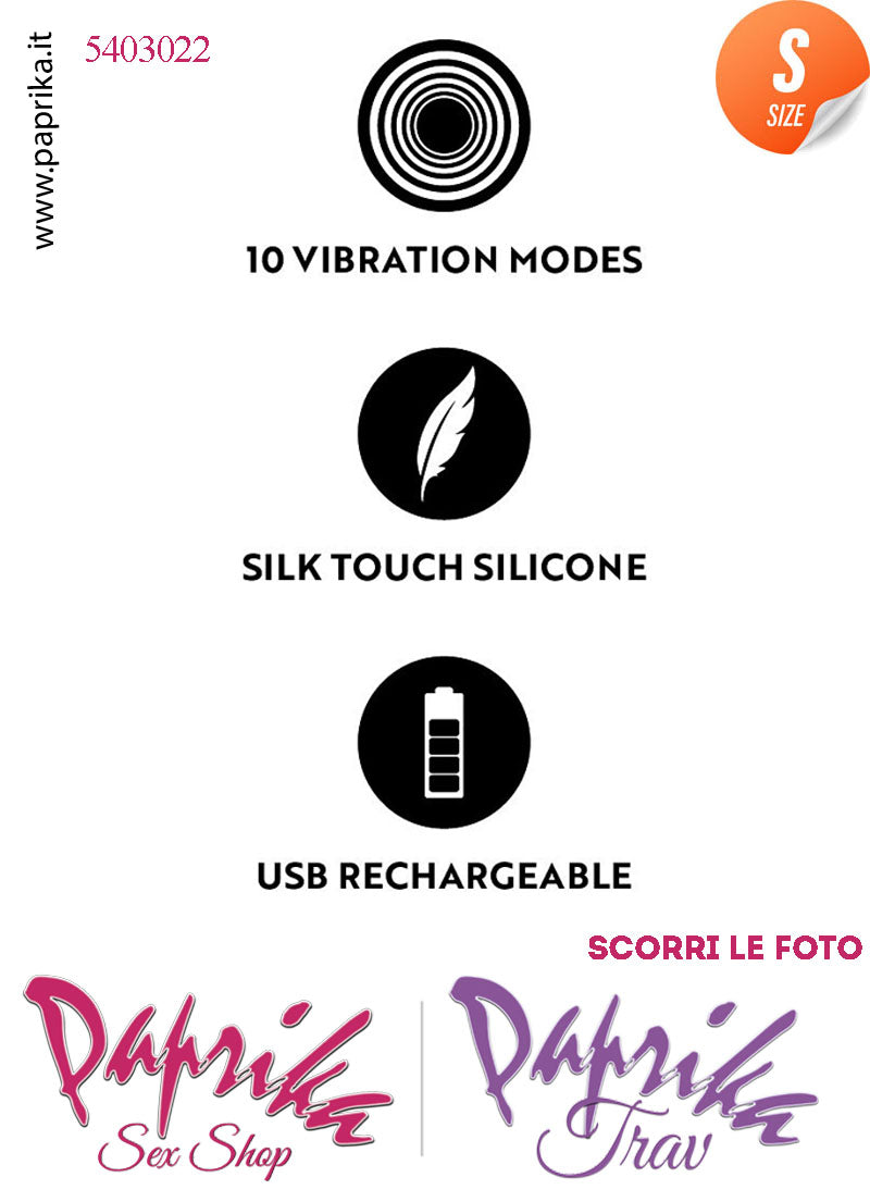 Mini Magic Wand 13 cm Massaggiatore Potente 10 Velocità Testa Flessibile Ø 33