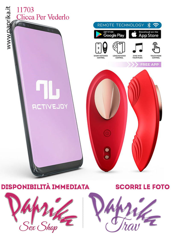 Vibratore Clitoride da Mutandina App Control Clip Magnetica